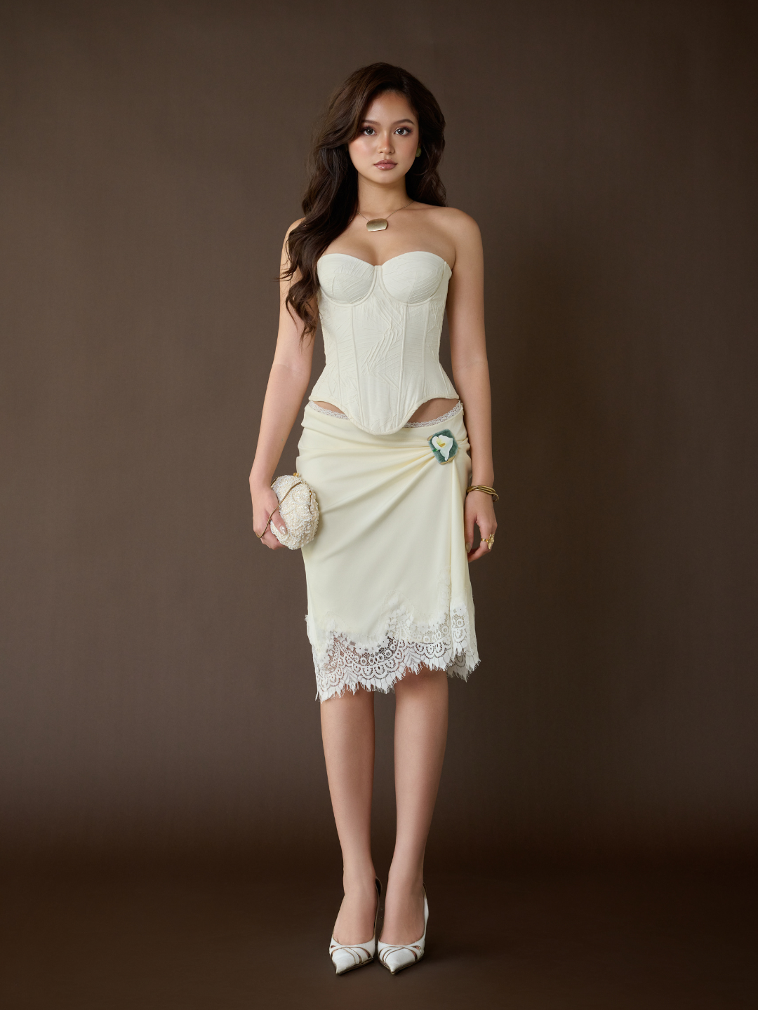 HAREBELL CORSET & COWSLIP SKIRT