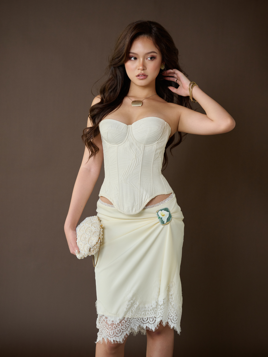 HAREBELL CORSET & COWSLIP SKIRT