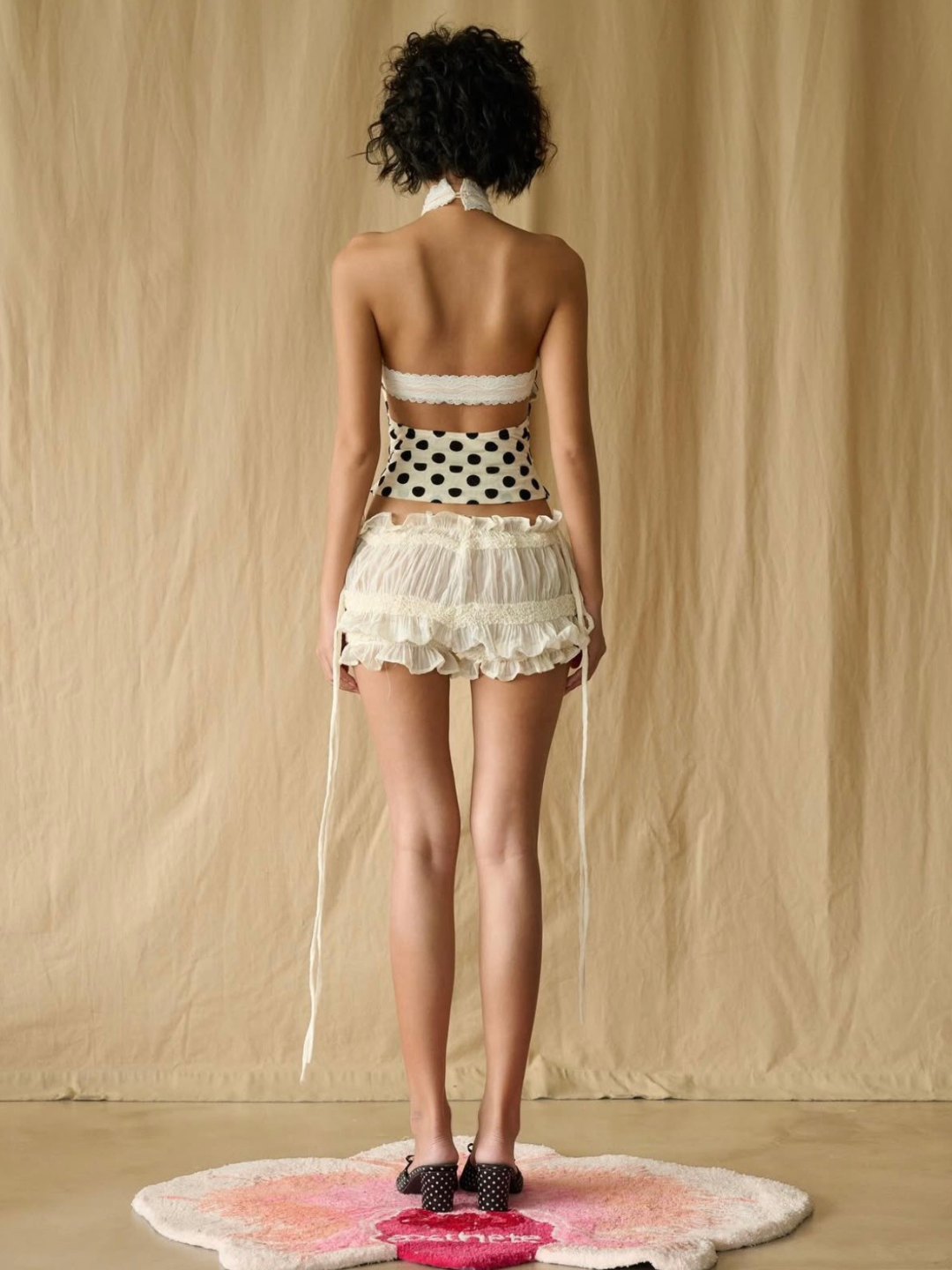 DOTS TOP & OCEAN SHORT